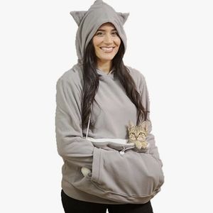 KittyRoo Cat Hoodie with Pet Pouch - Unisex S/M